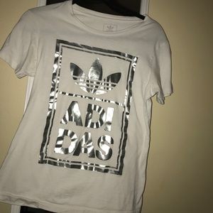 Adidas Metallic Trefoil Tee